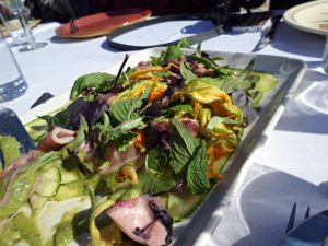 Beautiful squid salad
